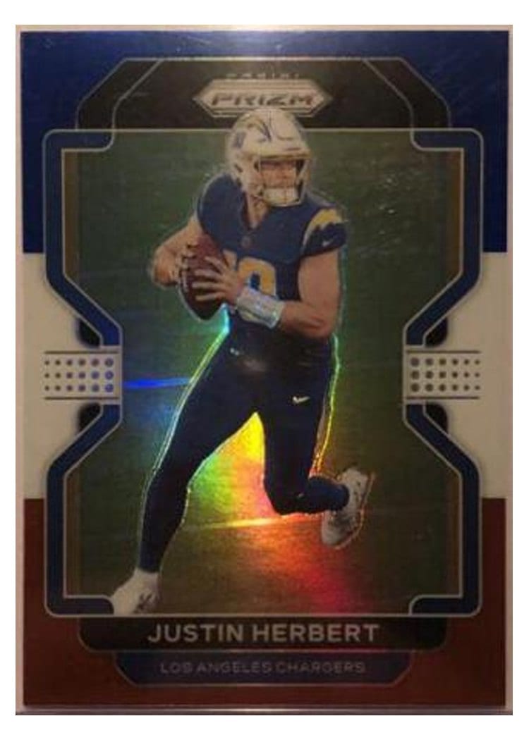 2021 Panini Prizm Base Set Justin Herbert #169 card