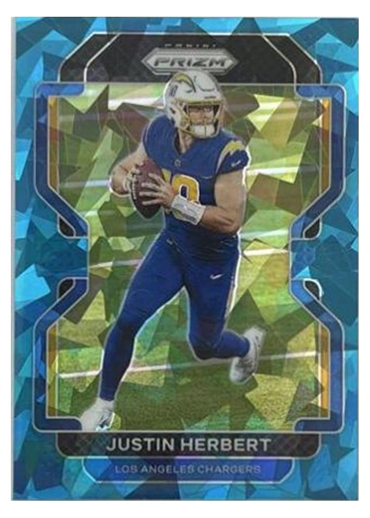 2021 Panini Prizm Base Set Justin Herbert #169 card