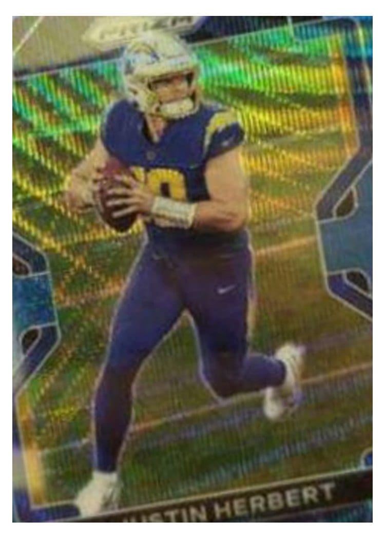2021 Panini Prizm Base Set Justin Herbert #169 card