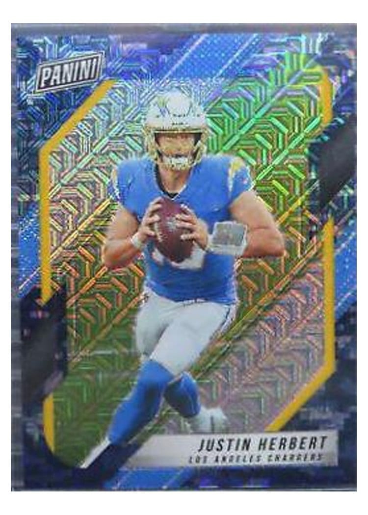 2021 Panini Prizm Base Set Justin Herbert #169 card
