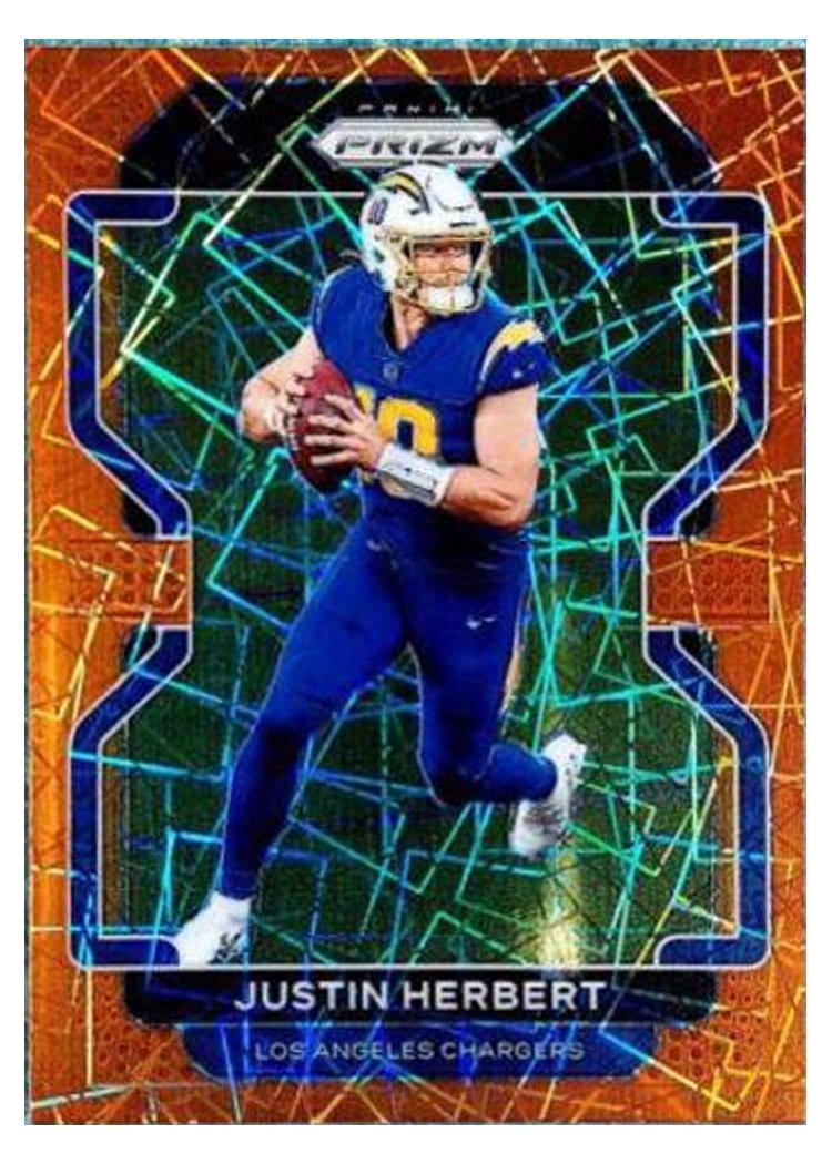 2021 Panini Prizm Base Set Justin Herbert #169 card