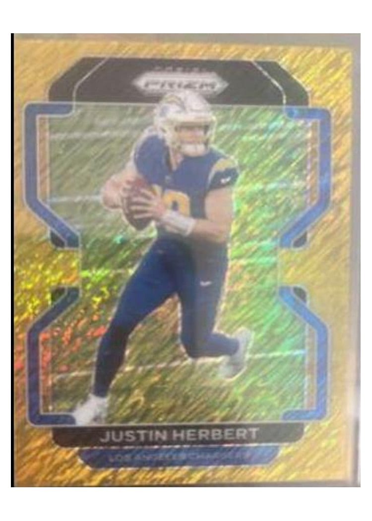 2021 Panini Prizm Base Set Justin Herbert #169 card