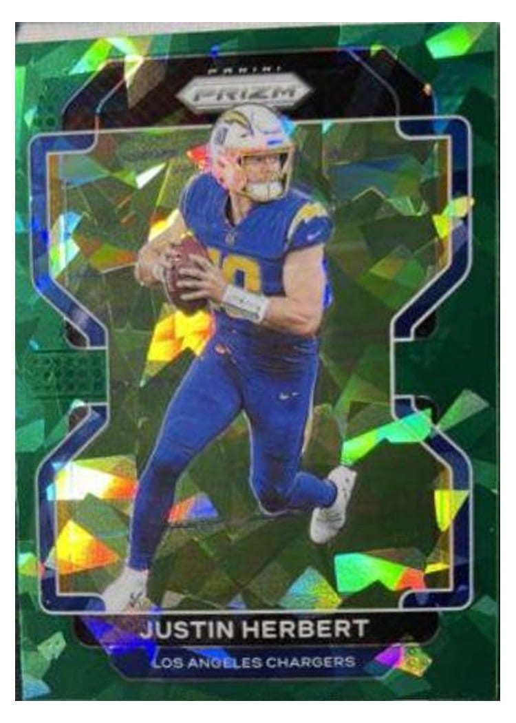 2021 Panini Prizm Base Set Justin Herbert #169 card