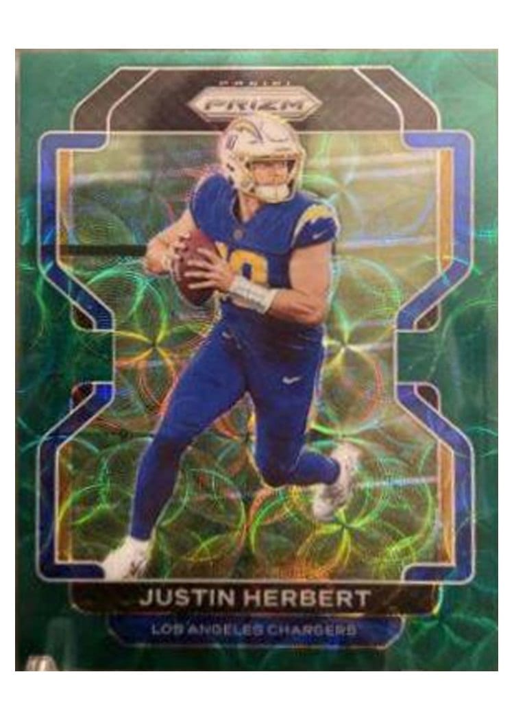 2021 Panini Prizm Base Set Justin Herbert #169 card