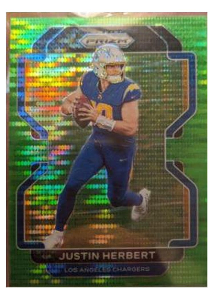 2021 Panini Prizm Base Set Justin Herbert #169 card