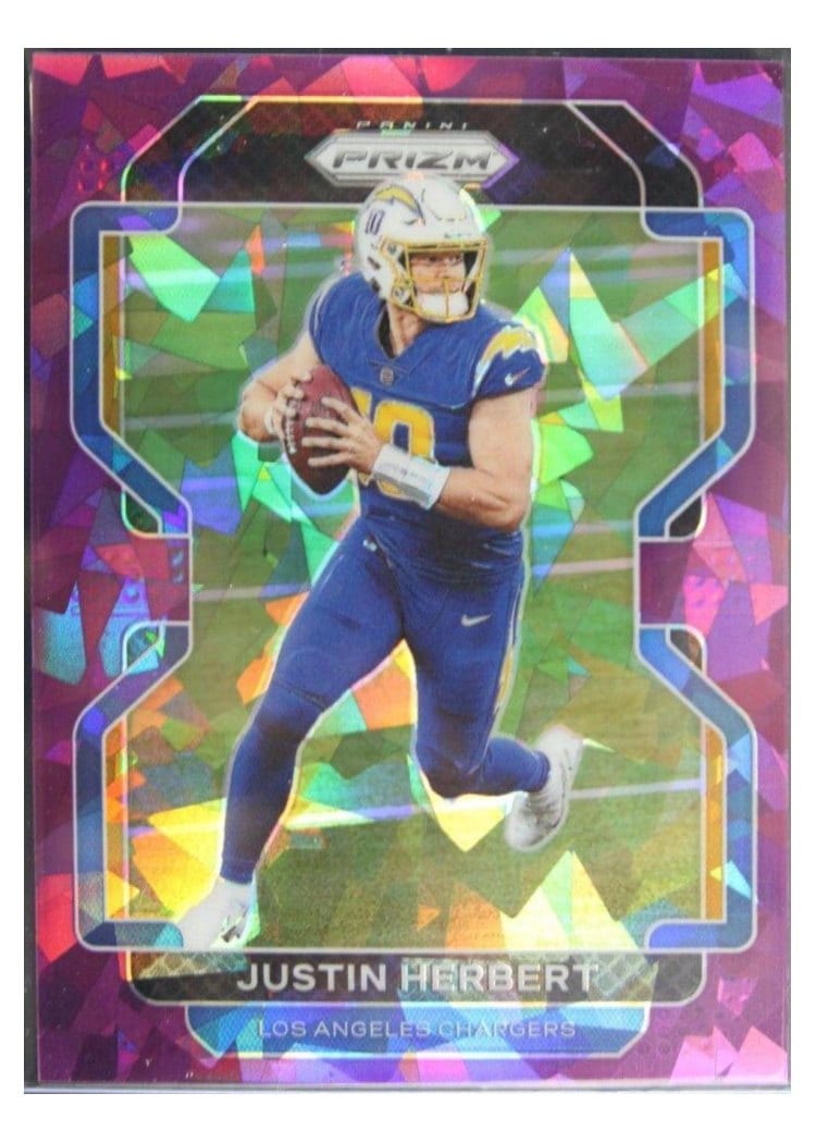 2021 Panini Prizm Base Set Justin Herbert #169 card