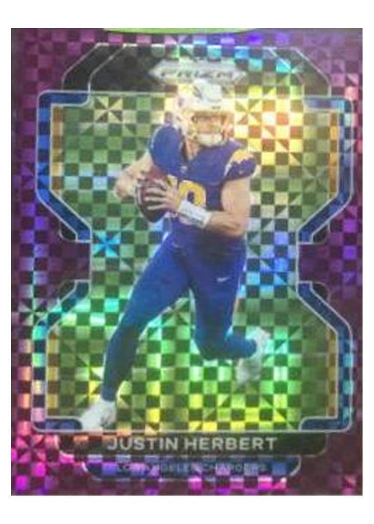 2021 Panini Prizm Base Set Justin Herbert #169 card