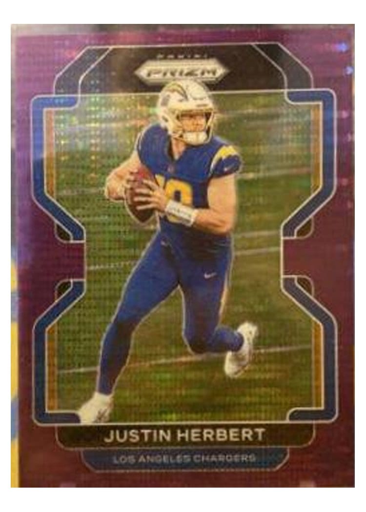 2021 Panini Prizm Base Set Justin Herbert #169 card