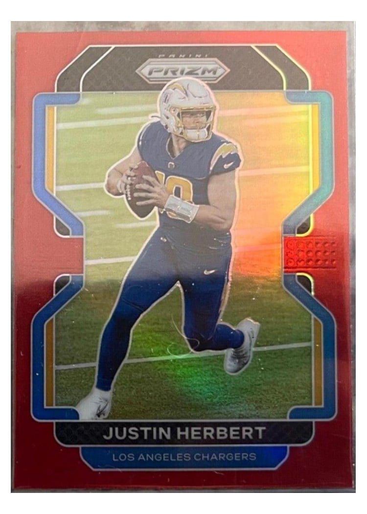 2021 Panini Prizm Base Set Justin Herbert #169 card