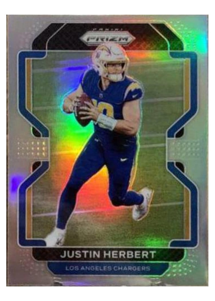 2021 Panini Prizm Base Set Justin Herbert #169 card