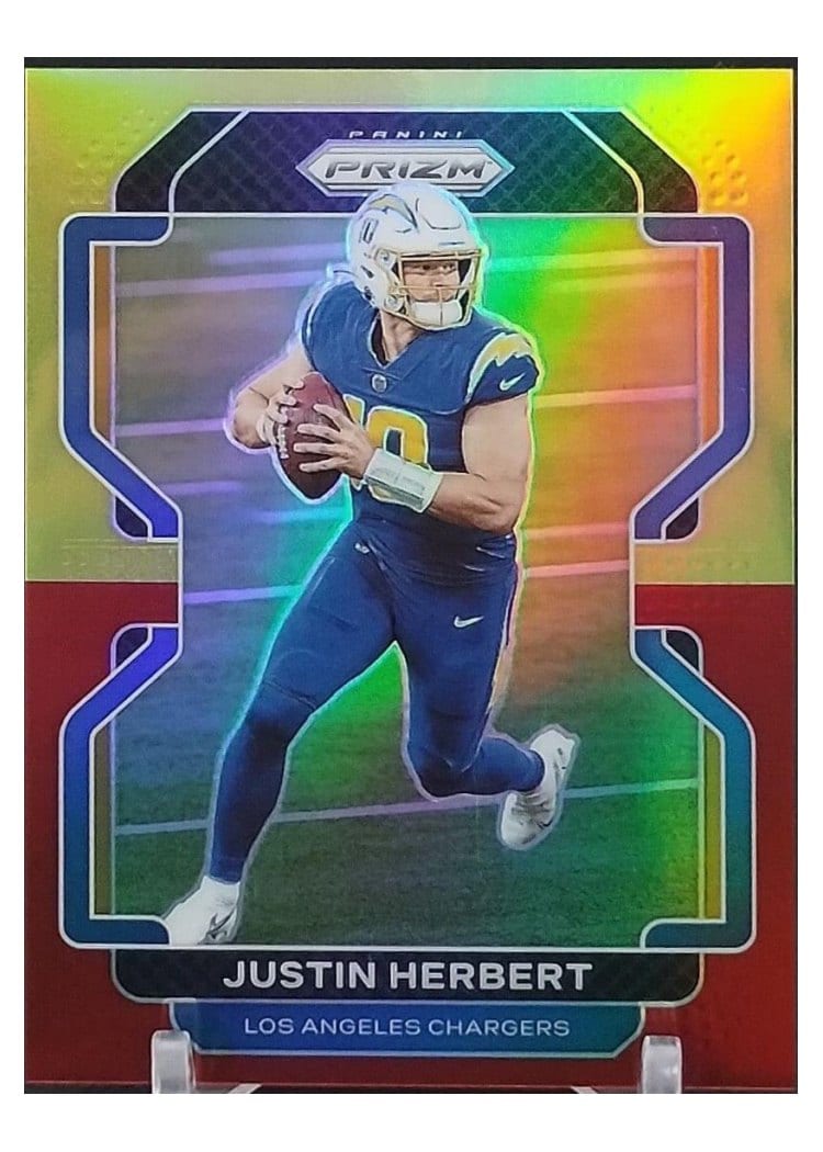 2021 Panini Prizm Base Set Justin Herbert #169 card