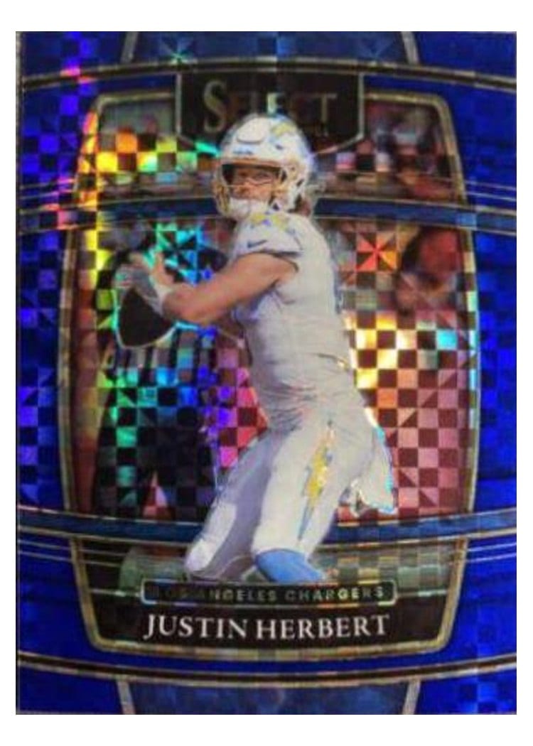 2021 Panini Select Base Set Justin Herbert #19 card
