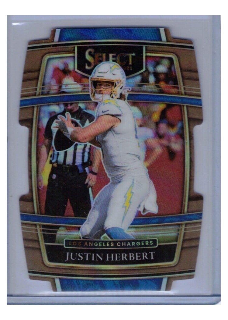 2021 Panini Select Base Set Justin Herbert #19 card