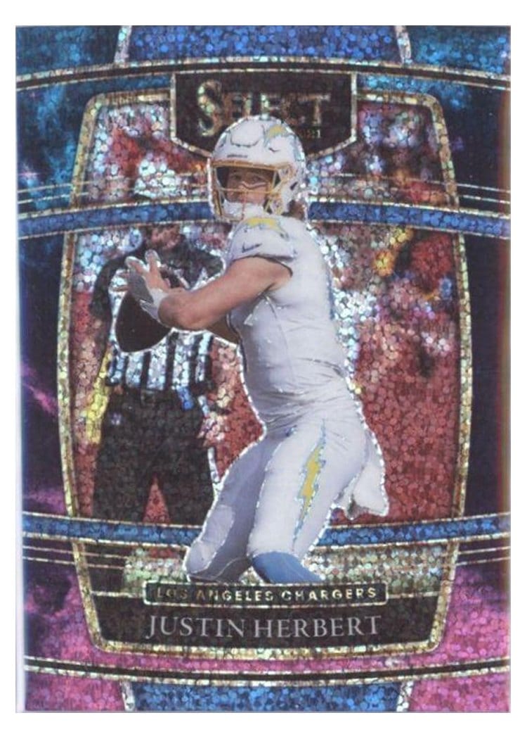 2021 Panini Select Base Set Justin Herbert #19 card