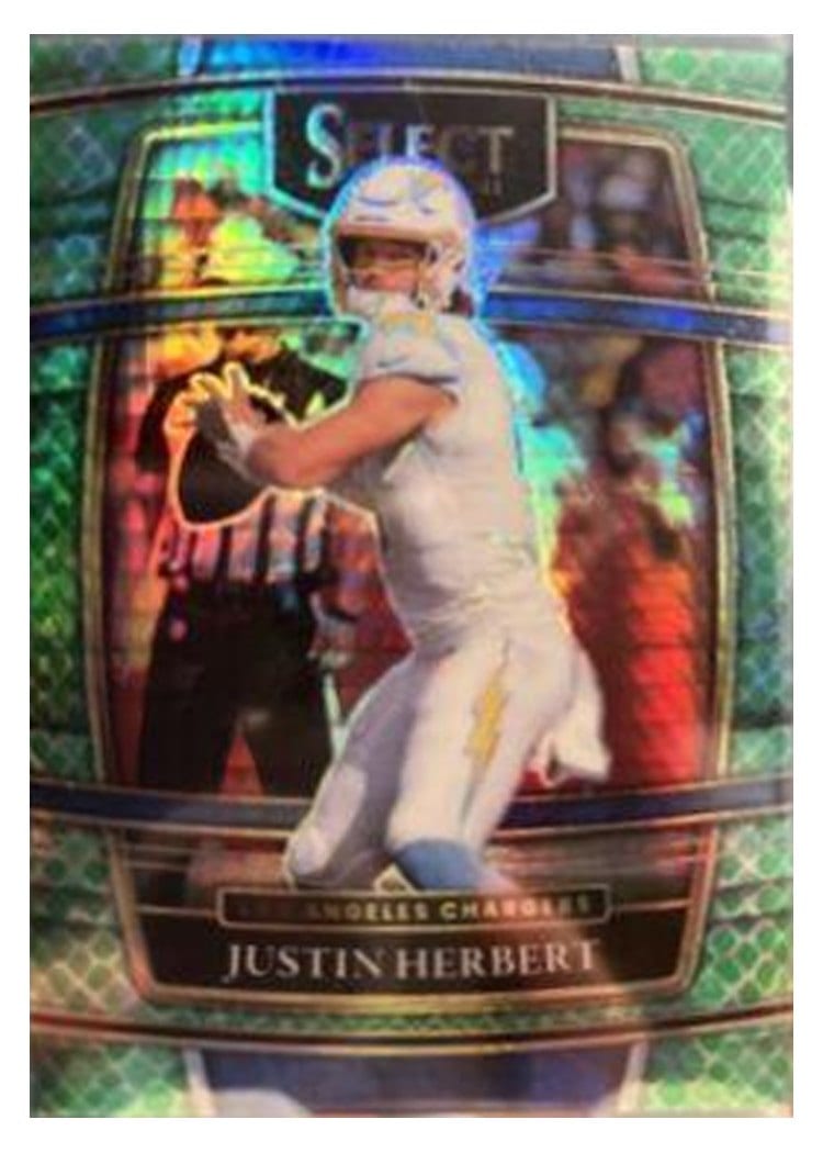 2021 Panini Select Base Set Justin Herbert #19 card