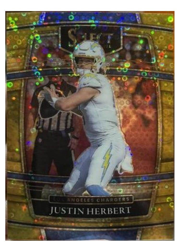 2021 Panini Select Base Set Justin Herbert #19 card
