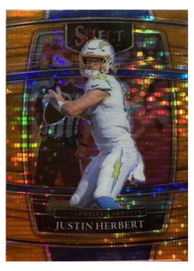2021 Panini Select Base Set Justin Herbert #19 card