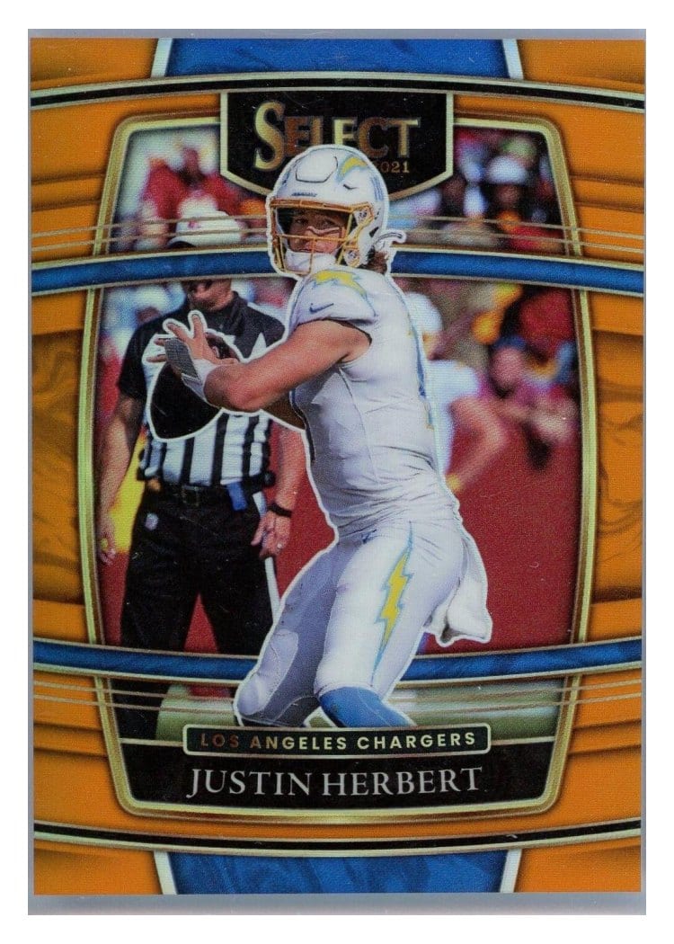 2021 Panini Select Base Set Justin Herbert #19 card
