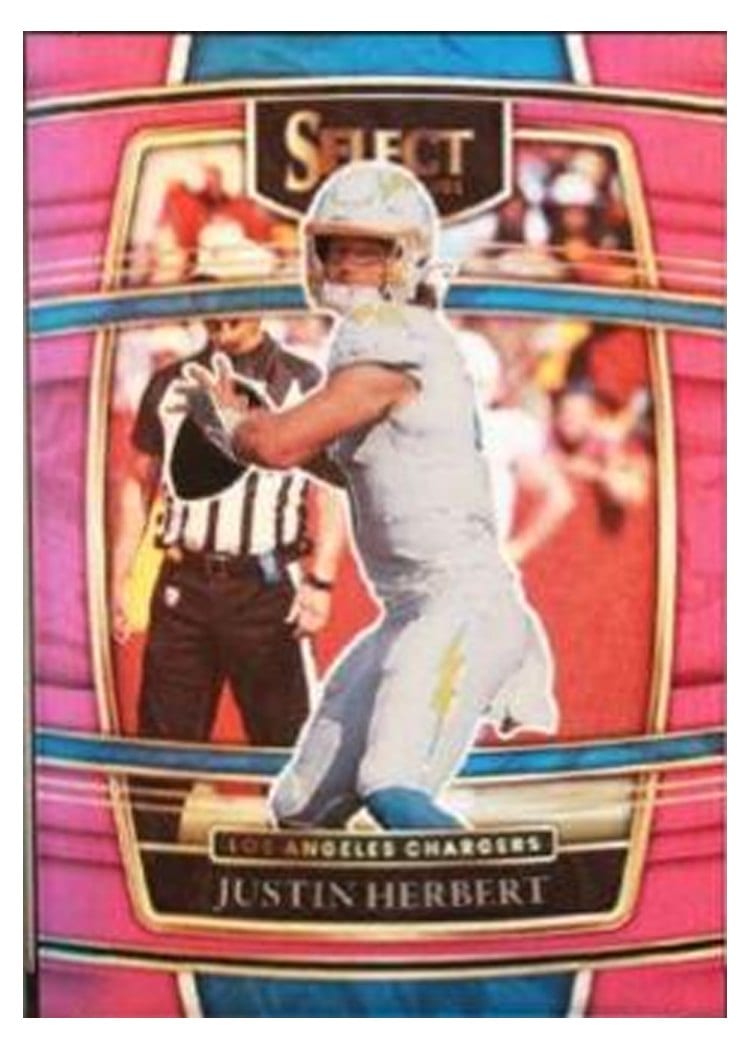 2021 Panini Select Base Set Justin Herbert #19 card
