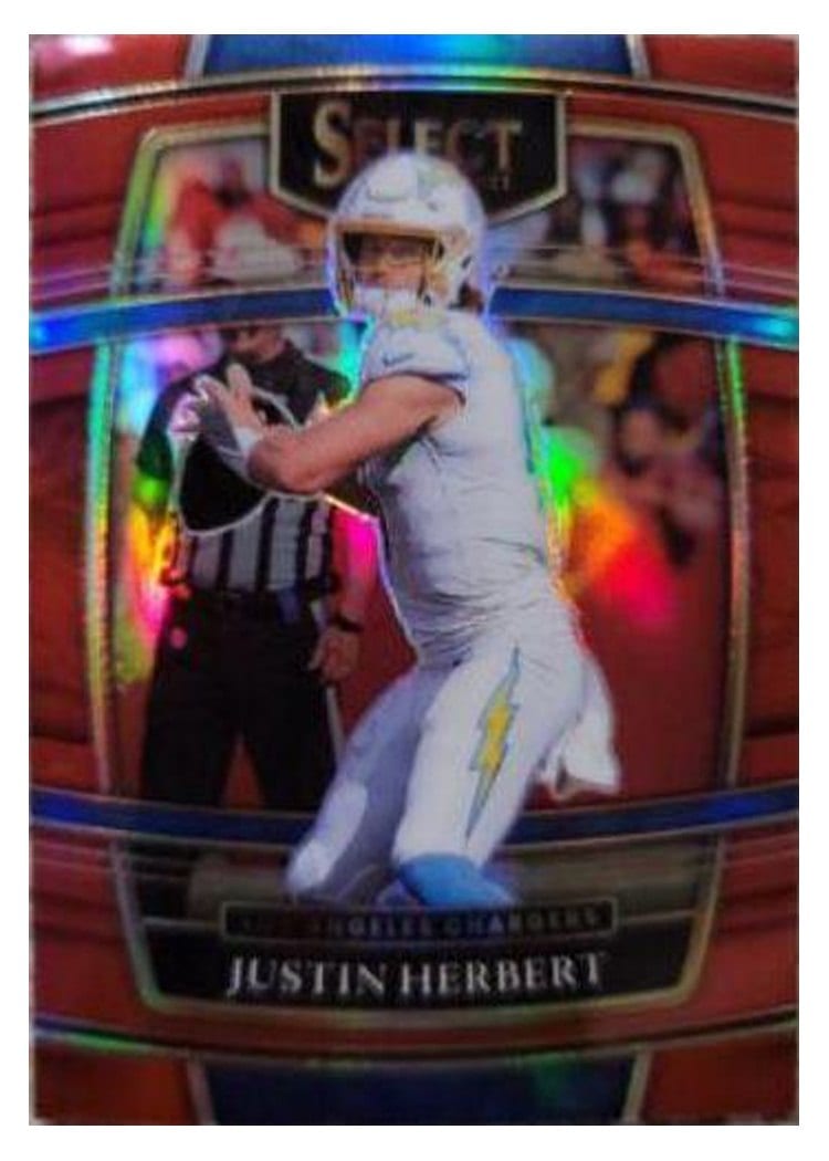 2021 Panini Select Base Set Justin Herbert #19 card