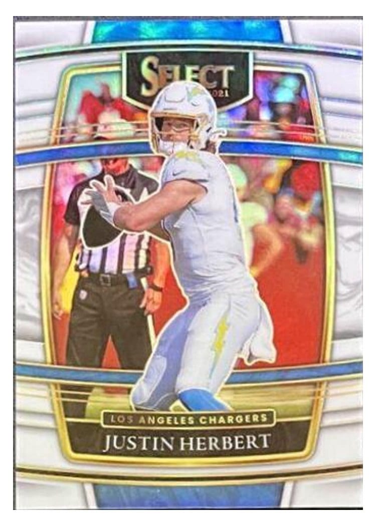 2021 Panini Select Base Set Justin Herbert #19 card