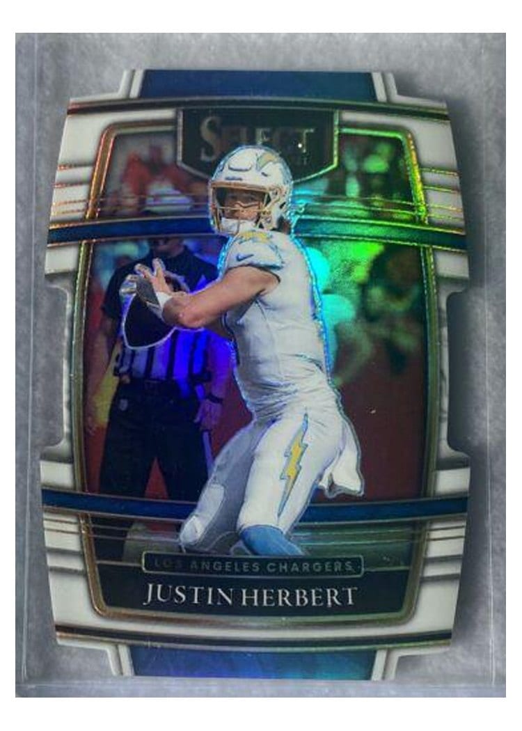 2021 Panini Select Base Set Justin Herbert #19 card