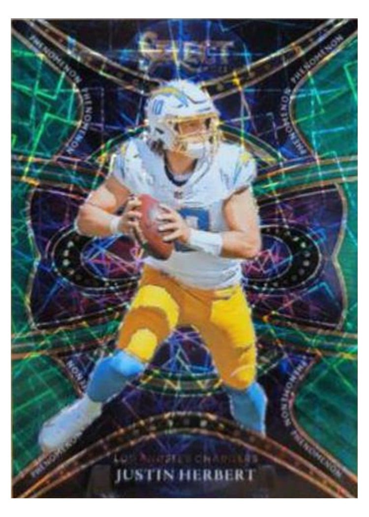 2021 Panini Select Base Set Justin Herbert #319 card