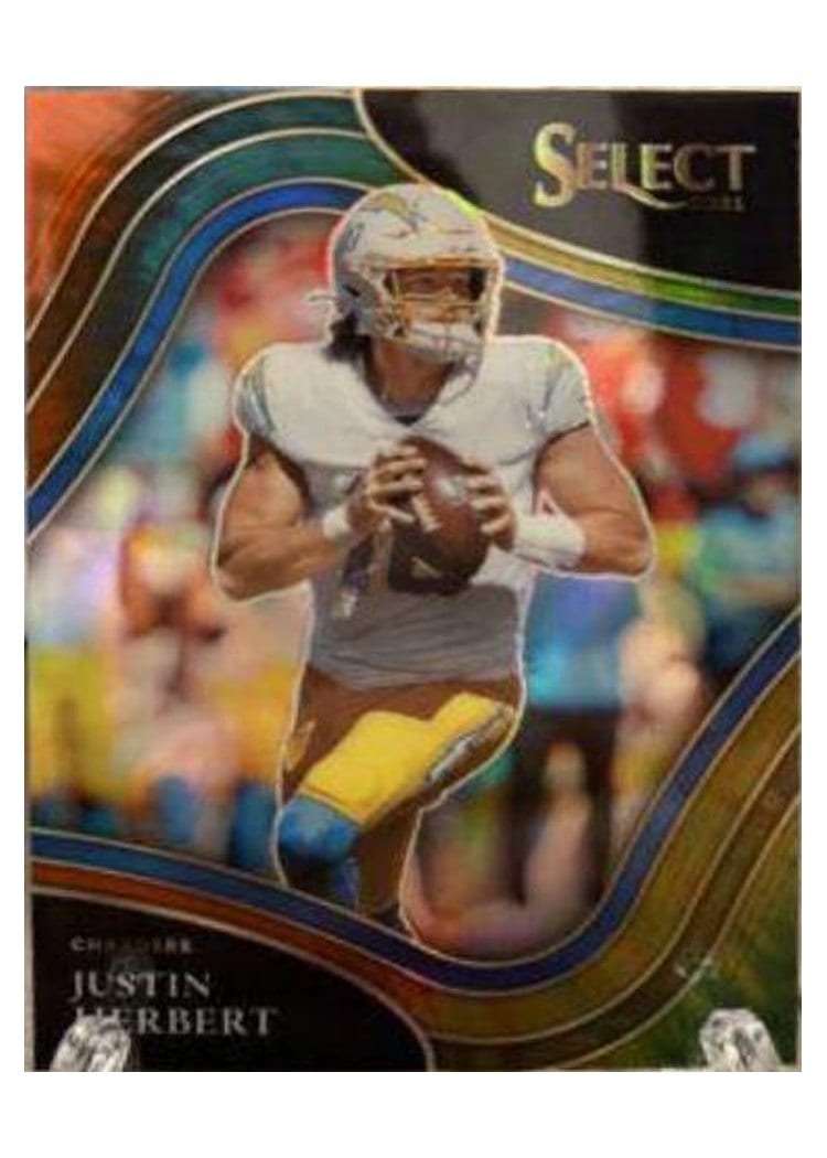 2021 Panini Select Base Set Justin Herbert #319 card
