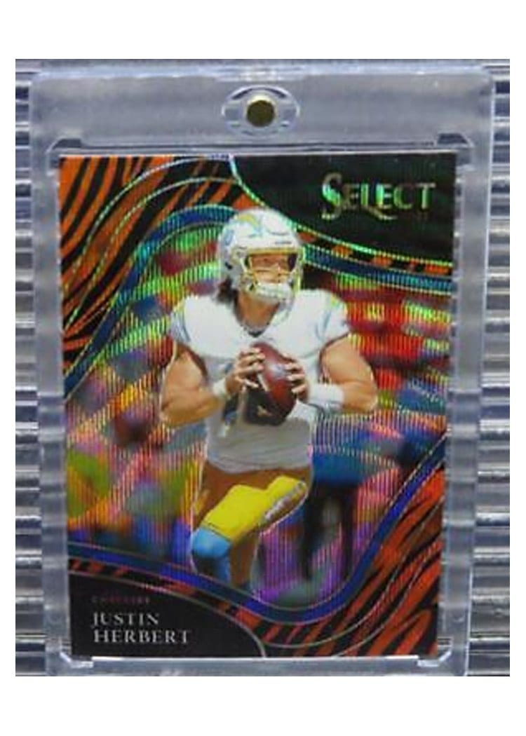 2021 Panini Select Base Set Justin Herbert #319 card