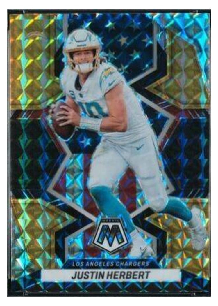 2022 Panini Mosaic Justin Herbert #254 card