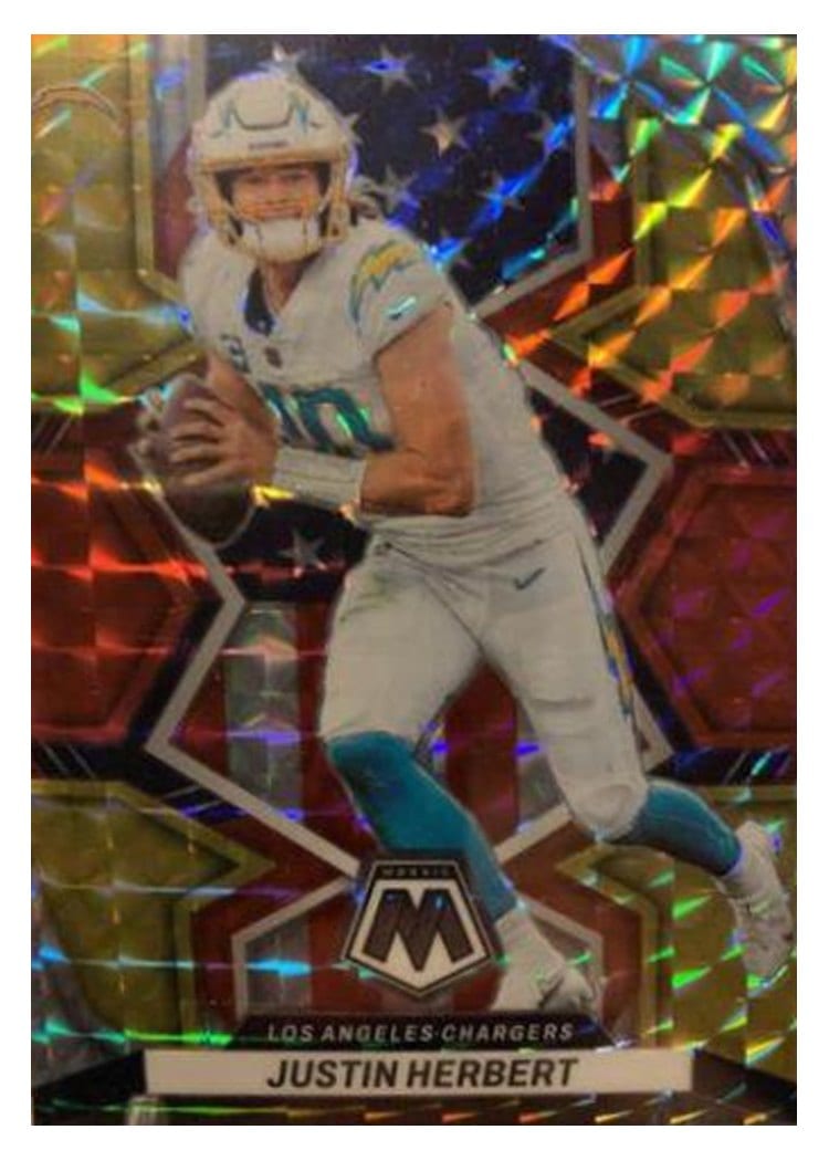 2022 Panini Mosaic Justin Herbert #254 card
