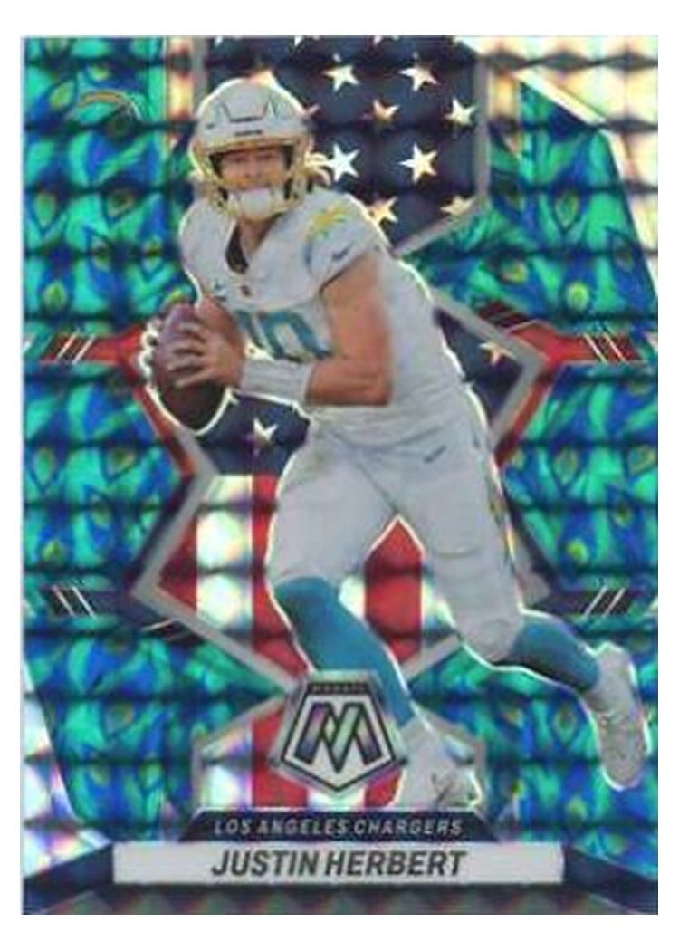 2022 Panini Mosaic Justin Herbert #254 card