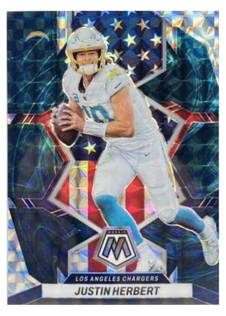 2022 Panini Mosaic Justin Herbert #254 card