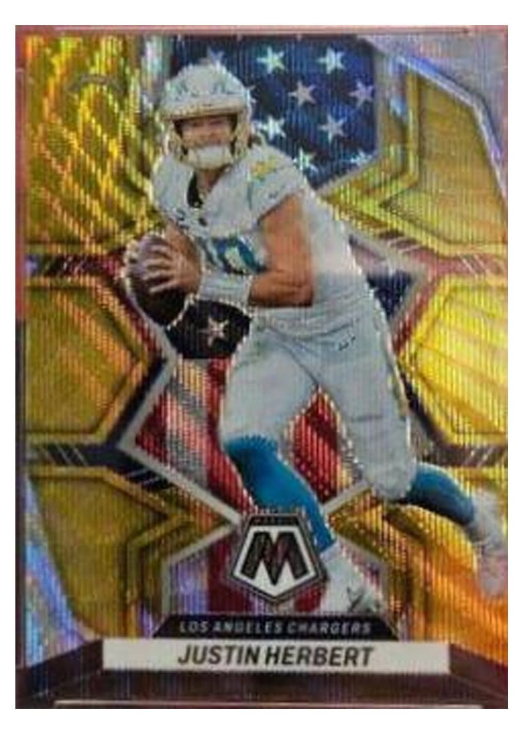 2022 Panini Mosaic Justin Herbert #254 card