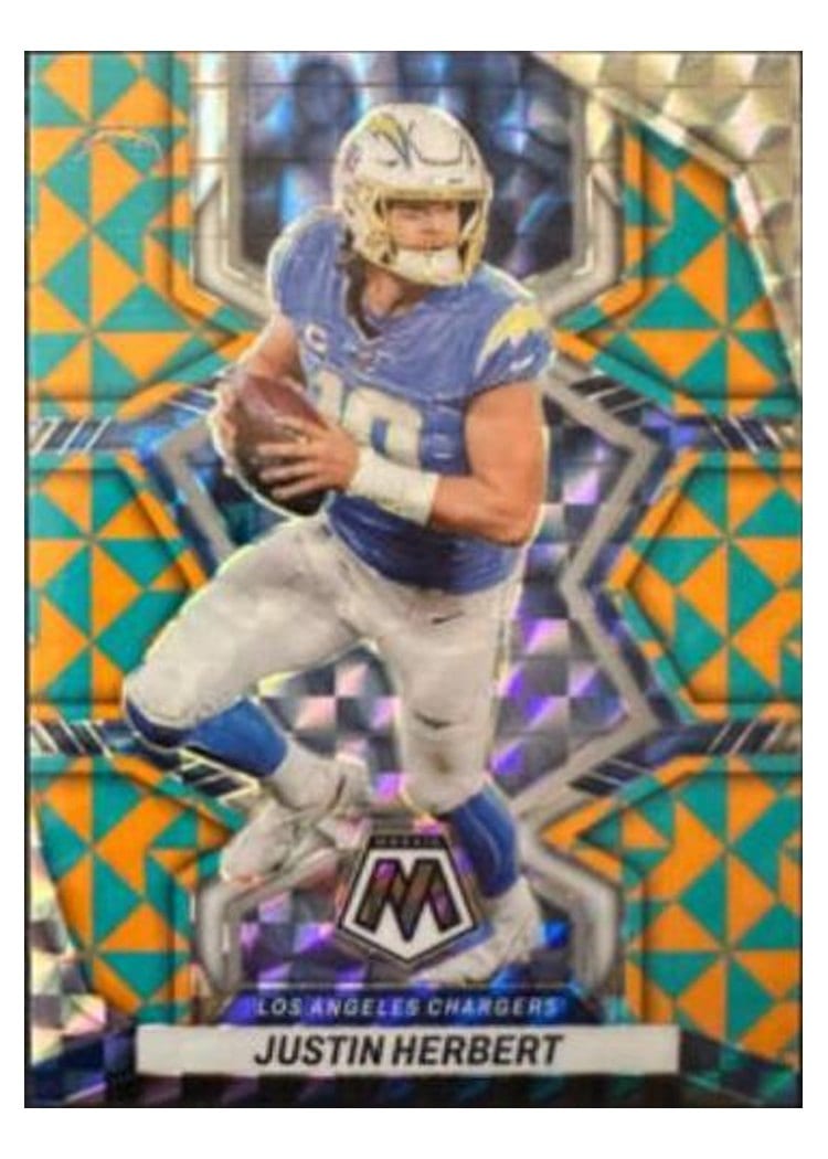 2022 Panini Mosaic Justin Herbert #254 card