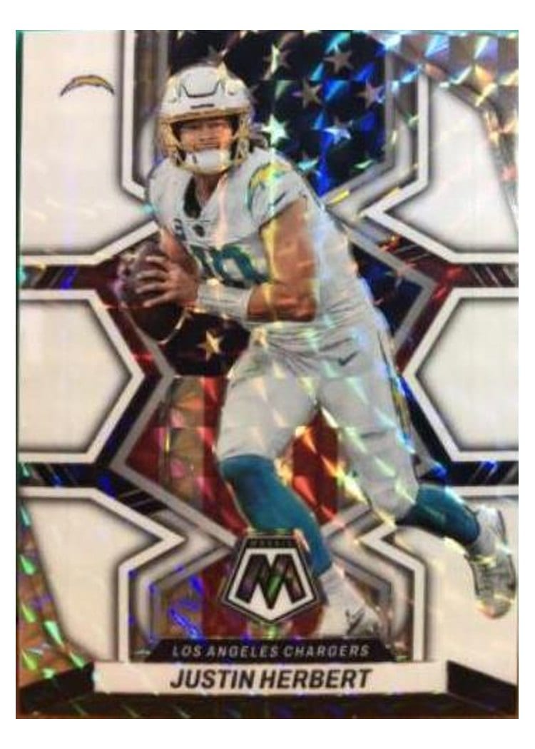 2022 Panini Mosaic Justin Herbert #254 card