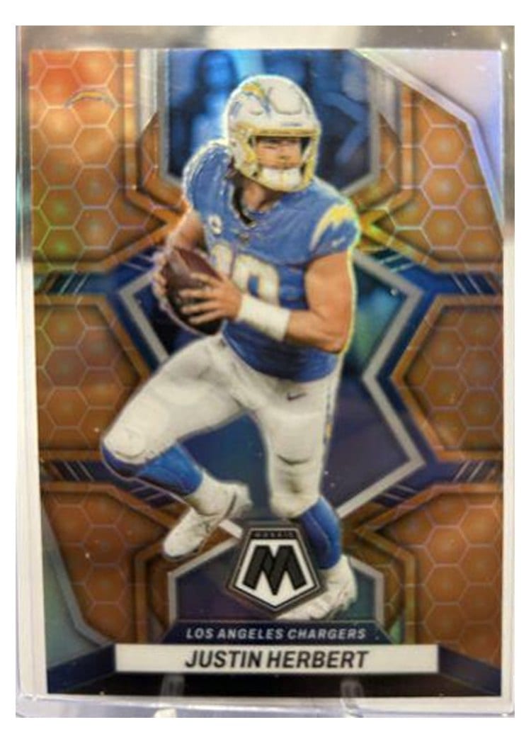 2022 Panini Mosaic Base Set Justin Herbert #101 card