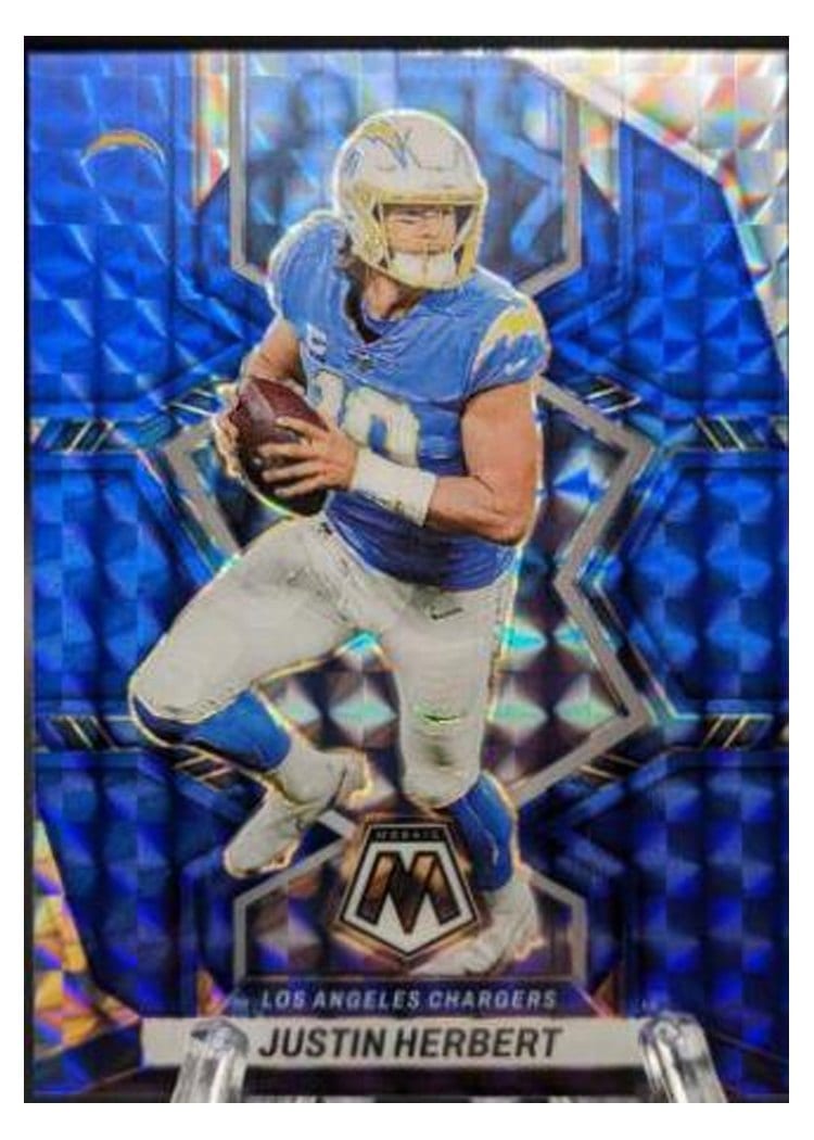 2022 Panini Mosaic Base Set Justin Herbert #101 card