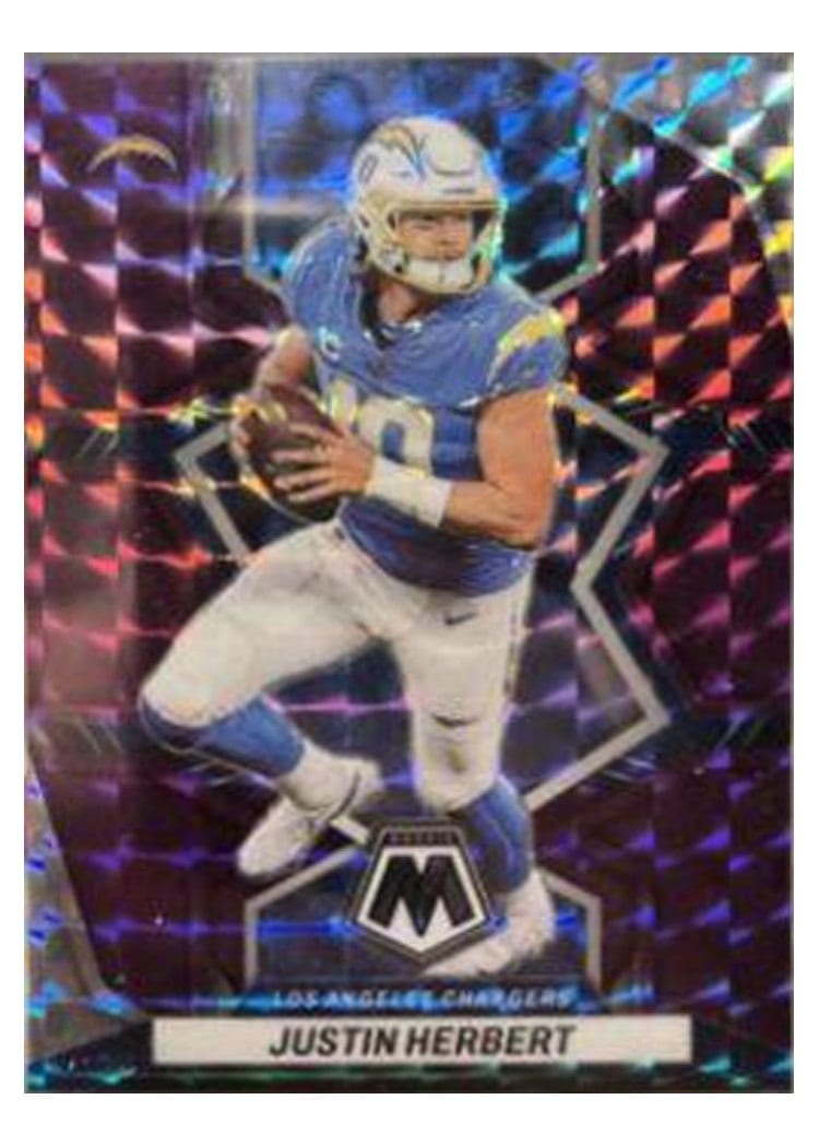 2022 Panini Mosaic Base Set Justin Herbert #101 card
