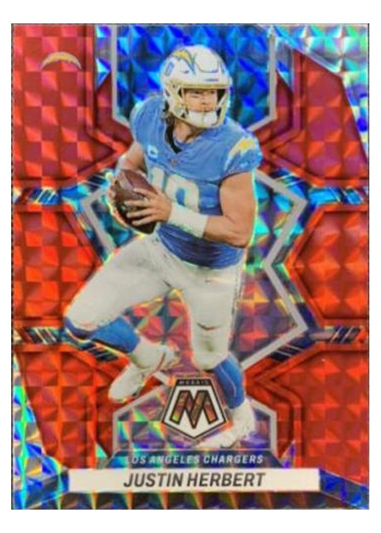 2022 Panini Mosaic Base Set Justin Herbert #101 card