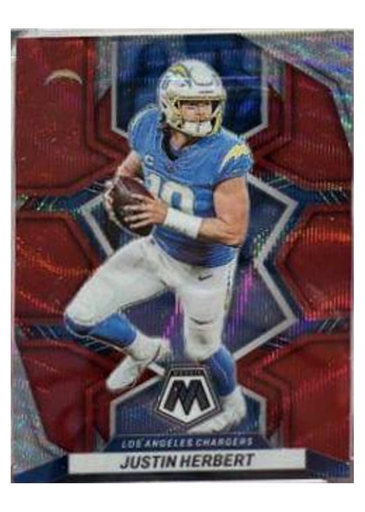 2022 Panini Mosaic Base Set Justin Herbert #101 card