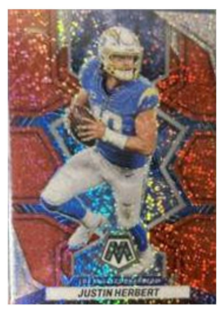 2022 Panini Mosaic Base Set Justin Herbert #101 card