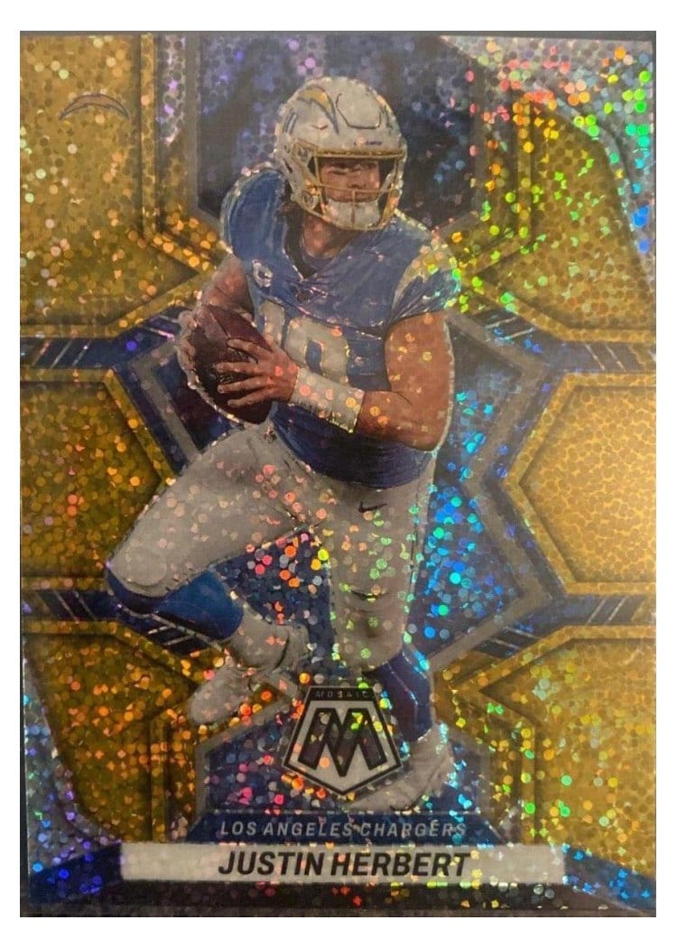 2022 Panini Mosaic Base Set Justin Herbert #101 card