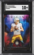2022 Panini Origins Pedigree Justin Herbert #PED-12 card