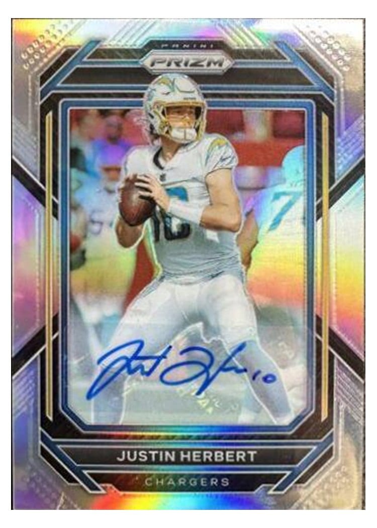 2022 Panini Prizm Base Set Justin Herbert #149 card