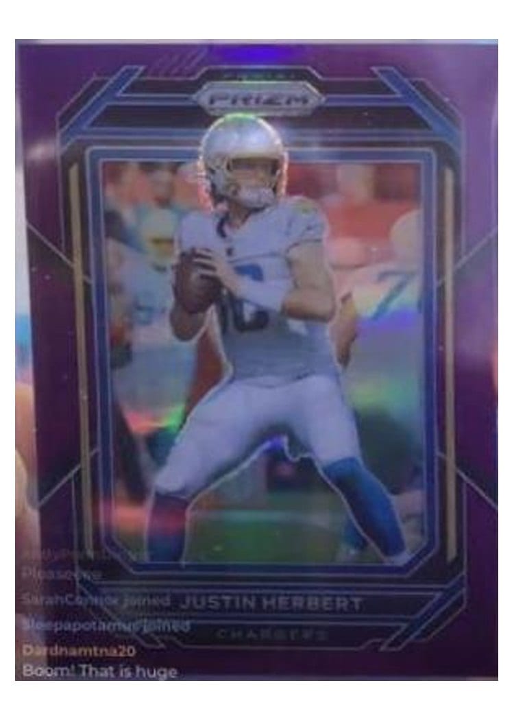 2022 Panini Prizm Base Set Justin Herbert #149 card