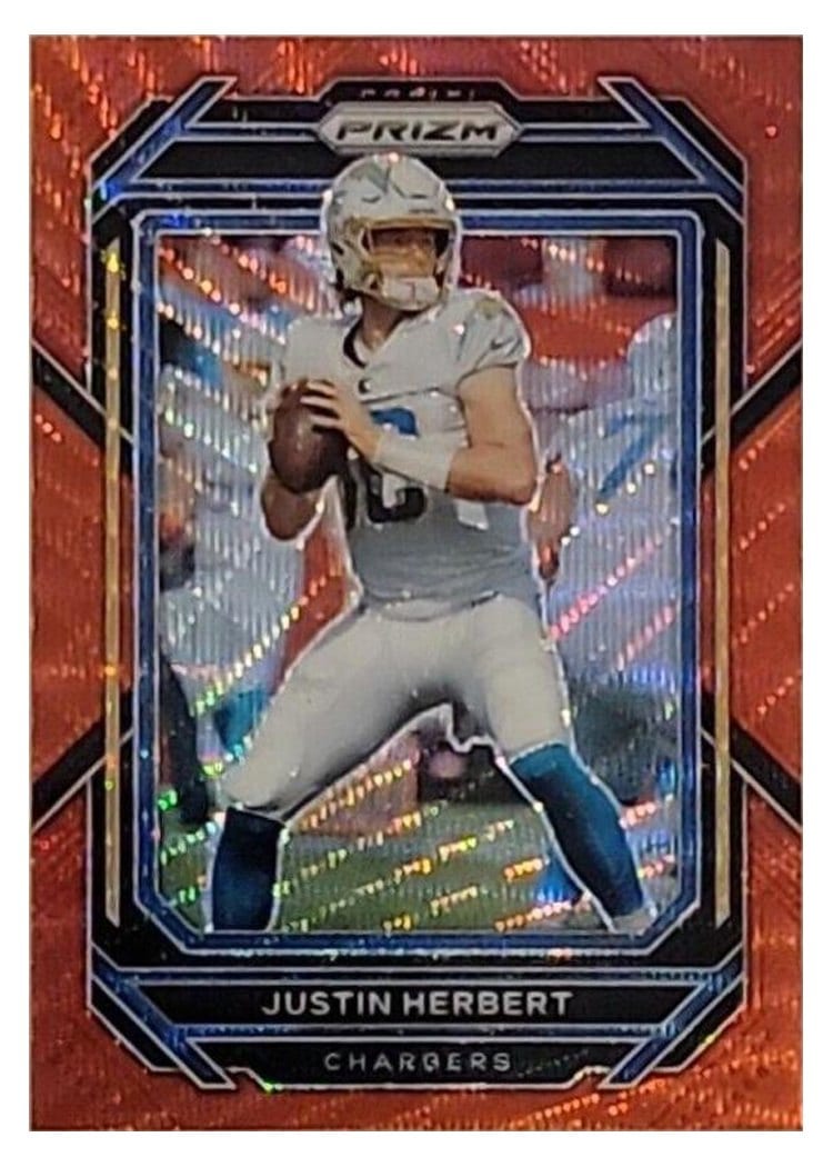 2022 Panini Prizm Base Set Justin Herbert #149 card