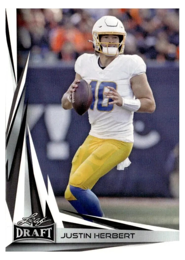 2023 Leaf Draft V2 Justin Herbert #B2-3 card