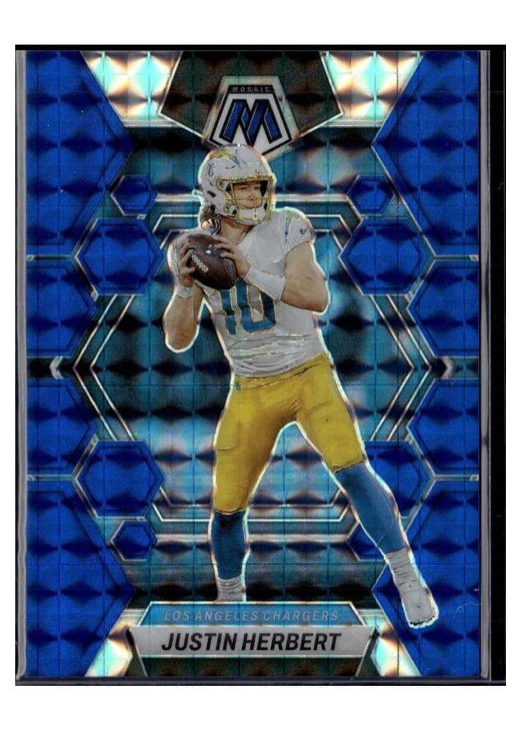 2023 Panini Mosaic Base Set Justin Herbert #127 card