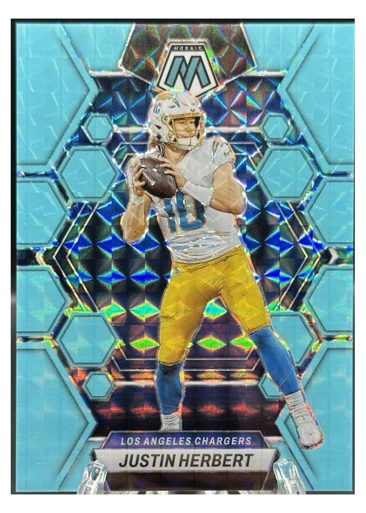 2023 Panini Mosaic Base Set Justin Herbert #127 card